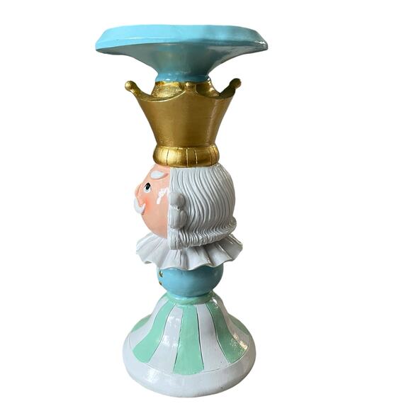 Cupcakes and Cashmere King & Queen Candle Holders Holiday Nutcracker Pastel New - Picture 15 of 16